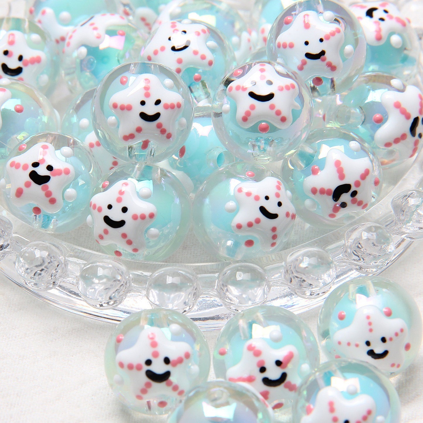 2025 New Cartoon Style Beads, Unique Hand-Painted Resin Charms for DIY Collection