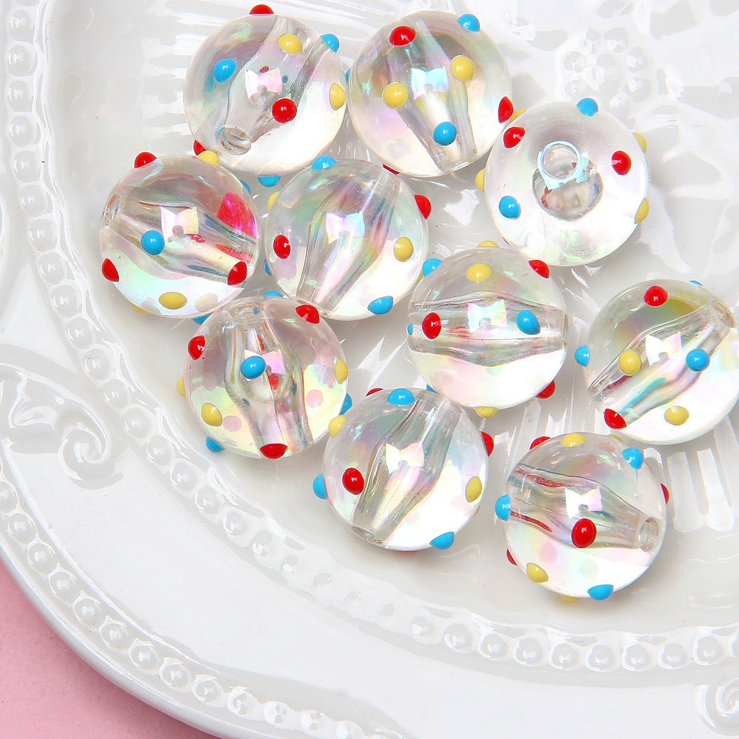 2025 New Cartoon Style Beads, Unique Hand-Painted Resin Charms for DIY Collection