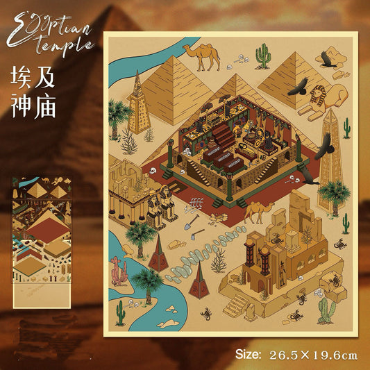 Magic Miniature Diorama Sticker - Build Your Own 3D Tiny World for Relaxation