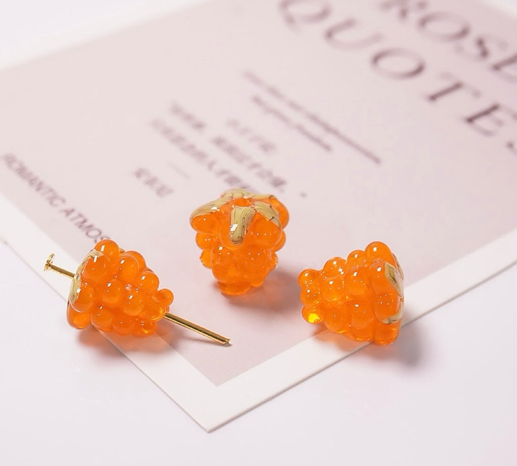 Plump Grape Glass Beads - Fine Artisan Glass with Custom Orders Welcome