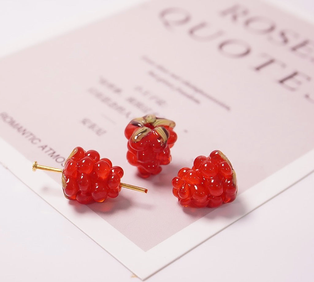 Plump Grape Glass Beads - Fine Artisan Glass with Custom Orders Welcome