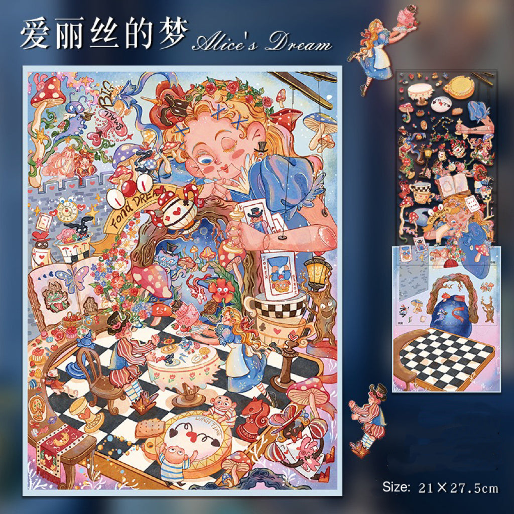 Magic Miniature Diorama Sticker - Build Your Own 3D Tiny World for Relaxation