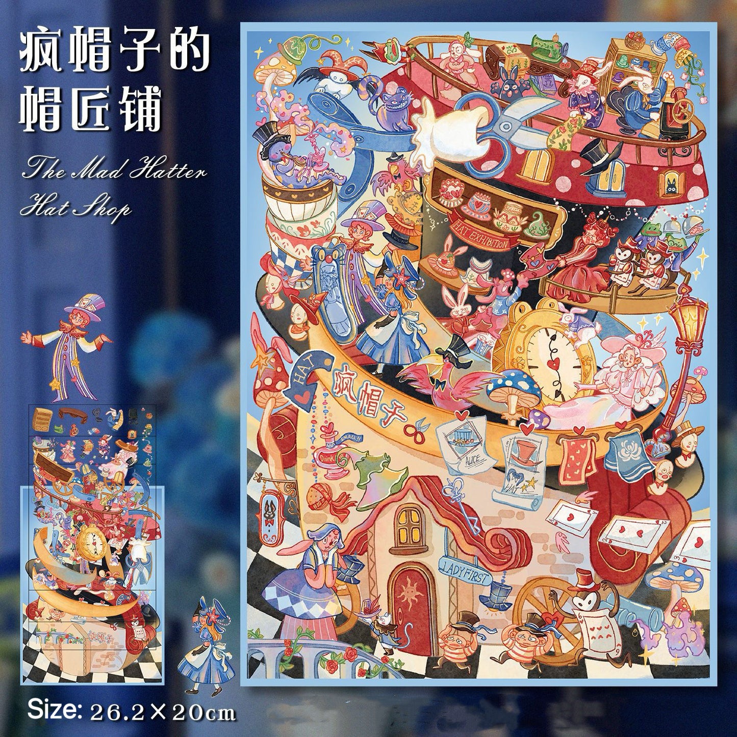 Magic Miniature Diorama Sticker - Build Your Own 3D Tiny World for Relaxation