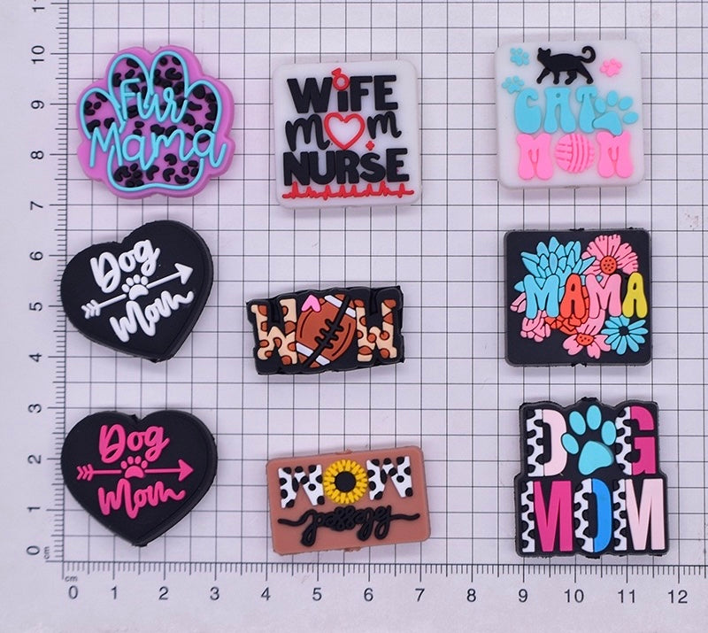 Focal Beads 500+ Designs for Pen Decor Soft Rubber Charms with Custom Options