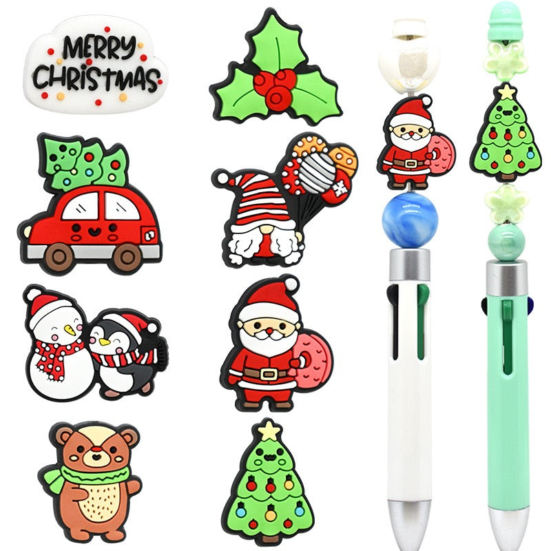 Focal Beads 500+ Designs for Pen Decor Soft Rubber Charms with Custom Options