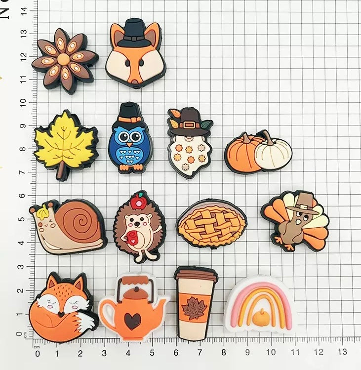 Focal Beads 500+ Designs for Pen Decor Soft Rubber Charms with Custom Options