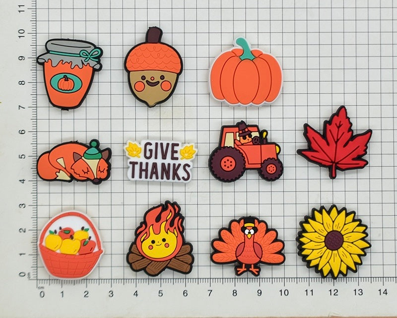 Focal Beads 500+ Designs for Pen Decor Soft Rubber Charms with Custom Options