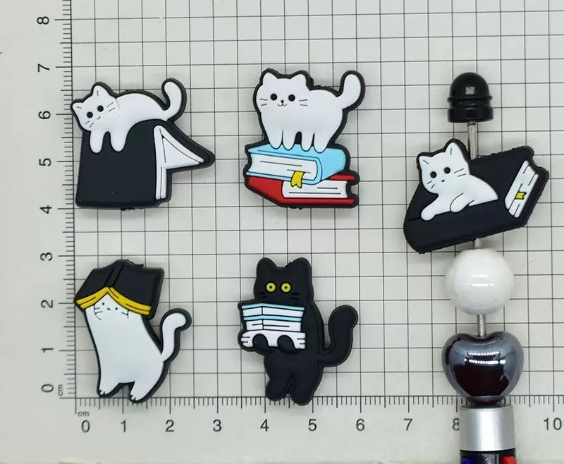 Focal Beads 500+ Designs for Pen Decor Soft Rubber Charms with Custom Options