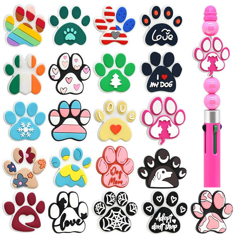 Focal Beads 500+ Designs for Pen Decor Soft Rubber Charms with Custom Options