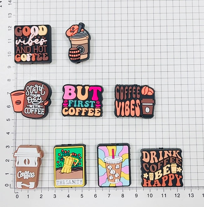 Focal Beads 500+ Designs for Pen Decor Soft Rubber Charms with Custom Options