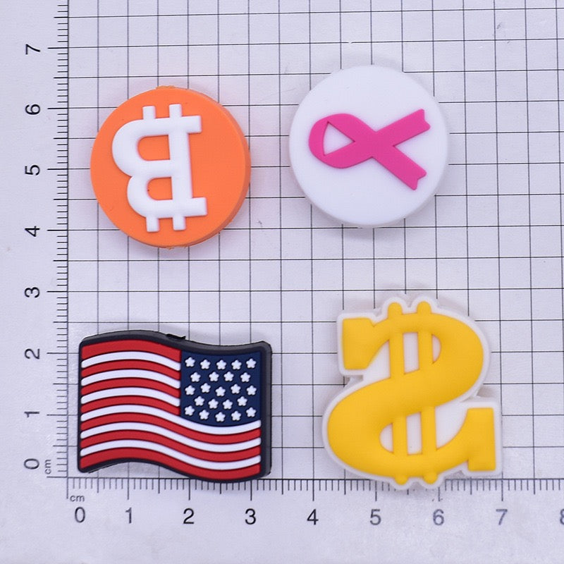 Focal Beads 500+ Designs for Pen Decor Soft Rubber Charms with Custom Options