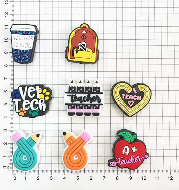 Focal Beads 500+ Designs for Pen Decor Soft Rubber Charms with Custom Options