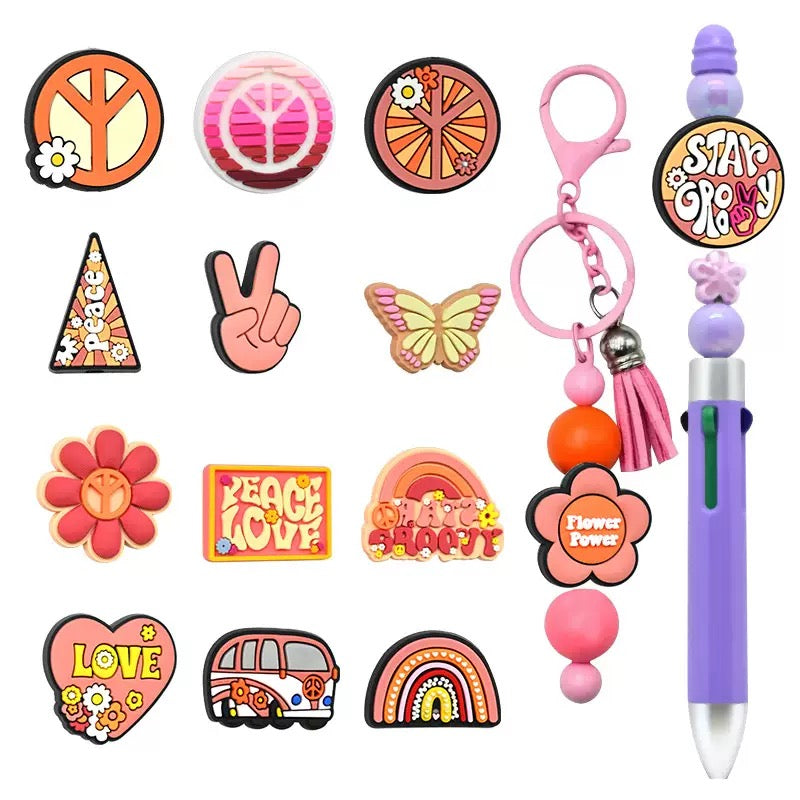 Focal Beads 500+ Designs for Pen Decor Soft Rubber Charms with Custom Options