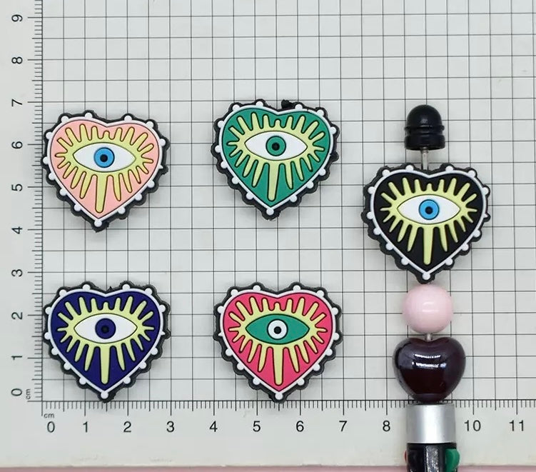 Focal Beads 500+ Designs for Pen Decor Soft Rubber Charms with Custom Options