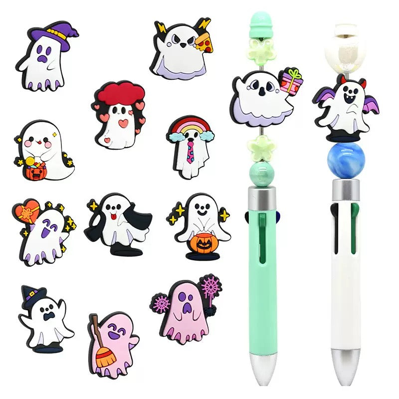 Focal Beads 500+ Designs for Pen Decor Soft Rubber Charms with Custom Options