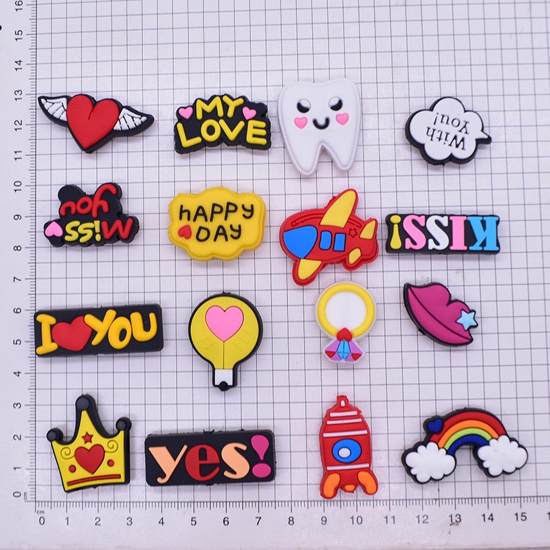 Focal Beads 500+ Designs for Pen Decor Soft Rubber Charms with Custom Options