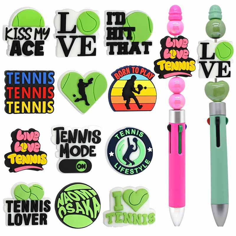 Focal Beads 500+ Designs for Pen Decor Soft Rubber Charms with Custom Options