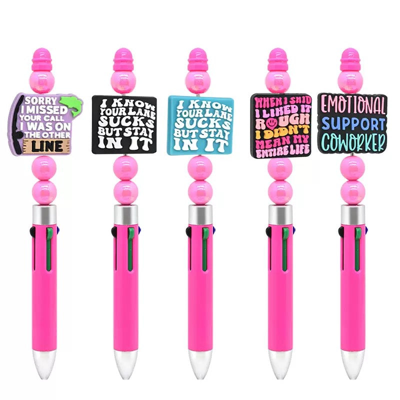 Focal Beads 500+ Designs for Pen Decor Soft Rubber Charms with Custom Options