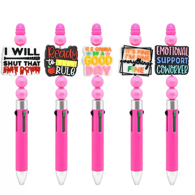 Focal Beads 500+ Designs for Pen Decor Soft Rubber Charms with Custom Options