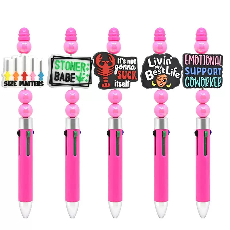 Focal Beads 500+ Designs for Pen Decor Soft Rubber Charms with Custom Options