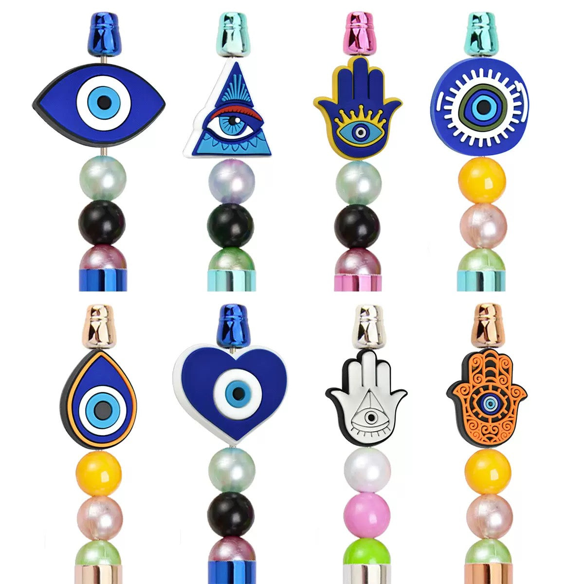 Focal Beads 500+ Designs for Pen Decor Soft Rubber Charms with Custom Options