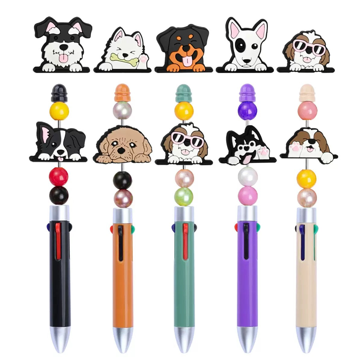 Focal Beads 500+ Designs for Pen Decor Soft Rubber Charms with Custom Options