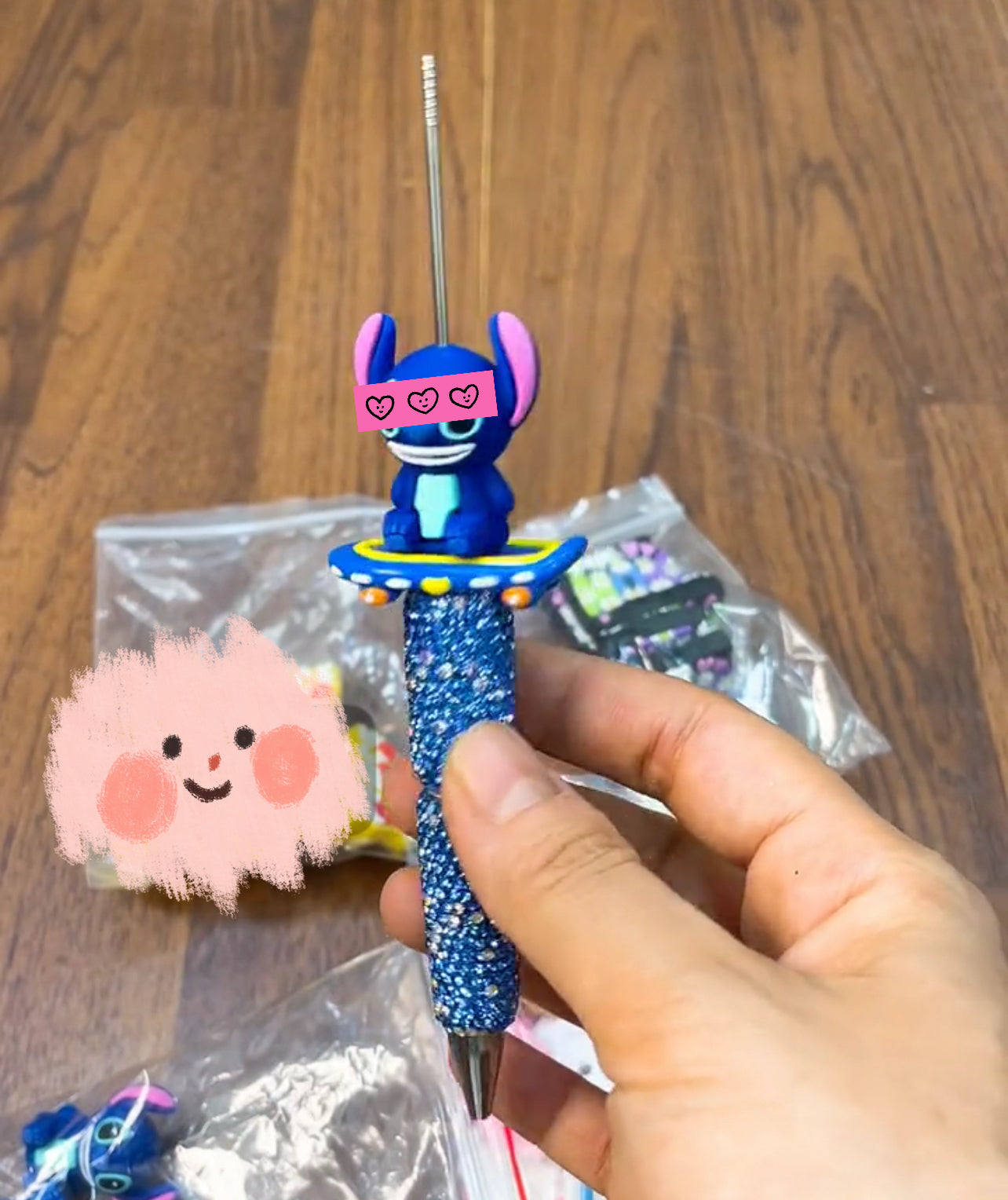 Skateboard Themed Spacer Beads - Rich Color Hand-Painted Mix for DIY