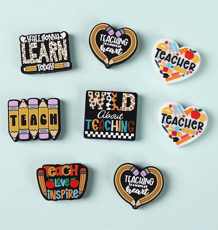 NEW Focal Beads Collection - Trendy Soft Silicone Charms for DIY Pen Making with Custom Options