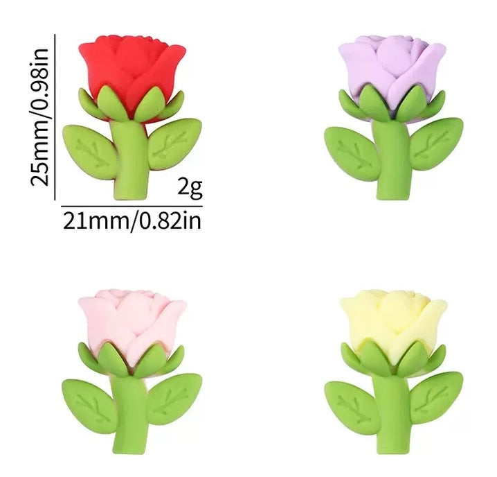 Focal Beads 500+ Designs for Pen Decor Soft Rubber Charms with Custom Options