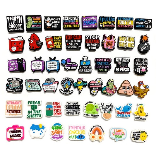 Focal Beads 500+ Designs for Pen Decor Soft Rubber Charms with Custom Options